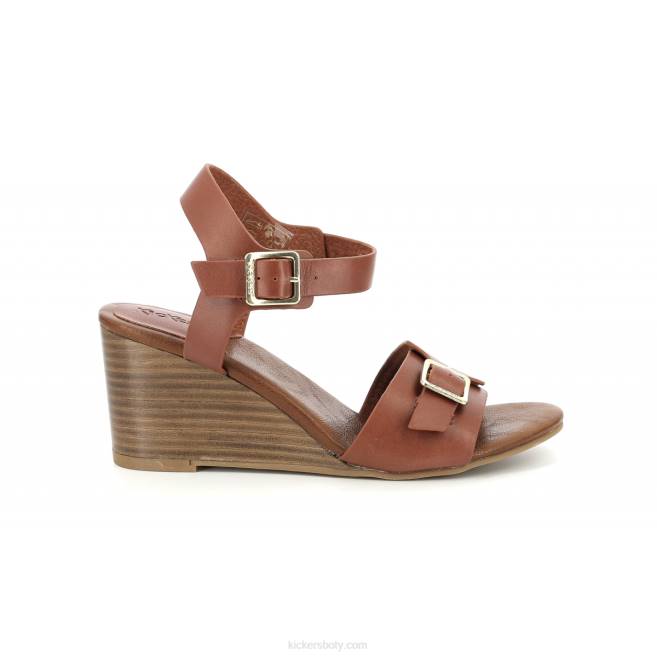 Kickers ženy kop vodou cihlově hnědá JP2661