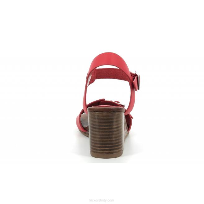 Kickers ženy kop vodou červený JP2659