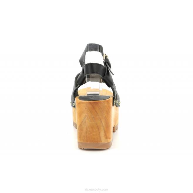 Kickers ženy kopat klín moudrý černý JP2627