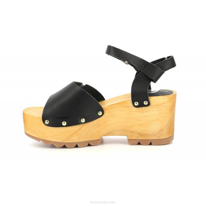 Kickers ženy kopat klín moudrý černý JP2627