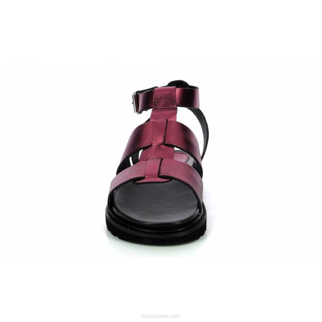 Kickers ženy neorocková červená metalizovaná JP26114