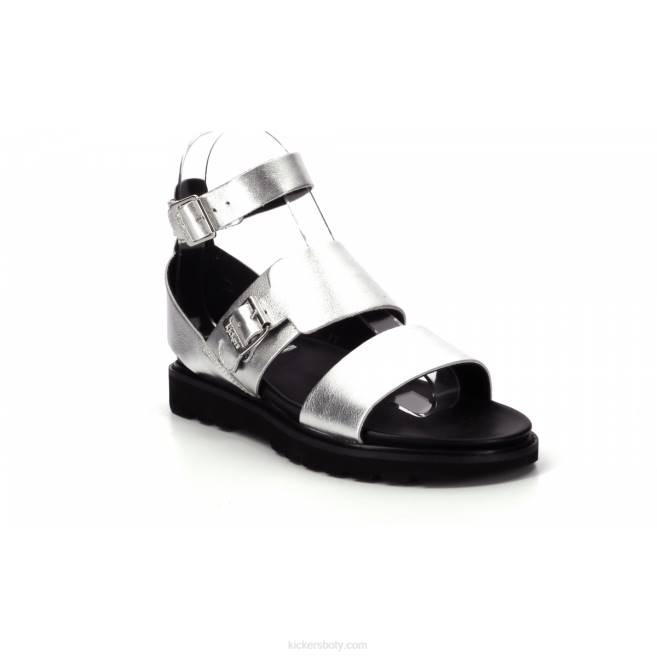 Kickers ženy neostrap stříbrný JP2668